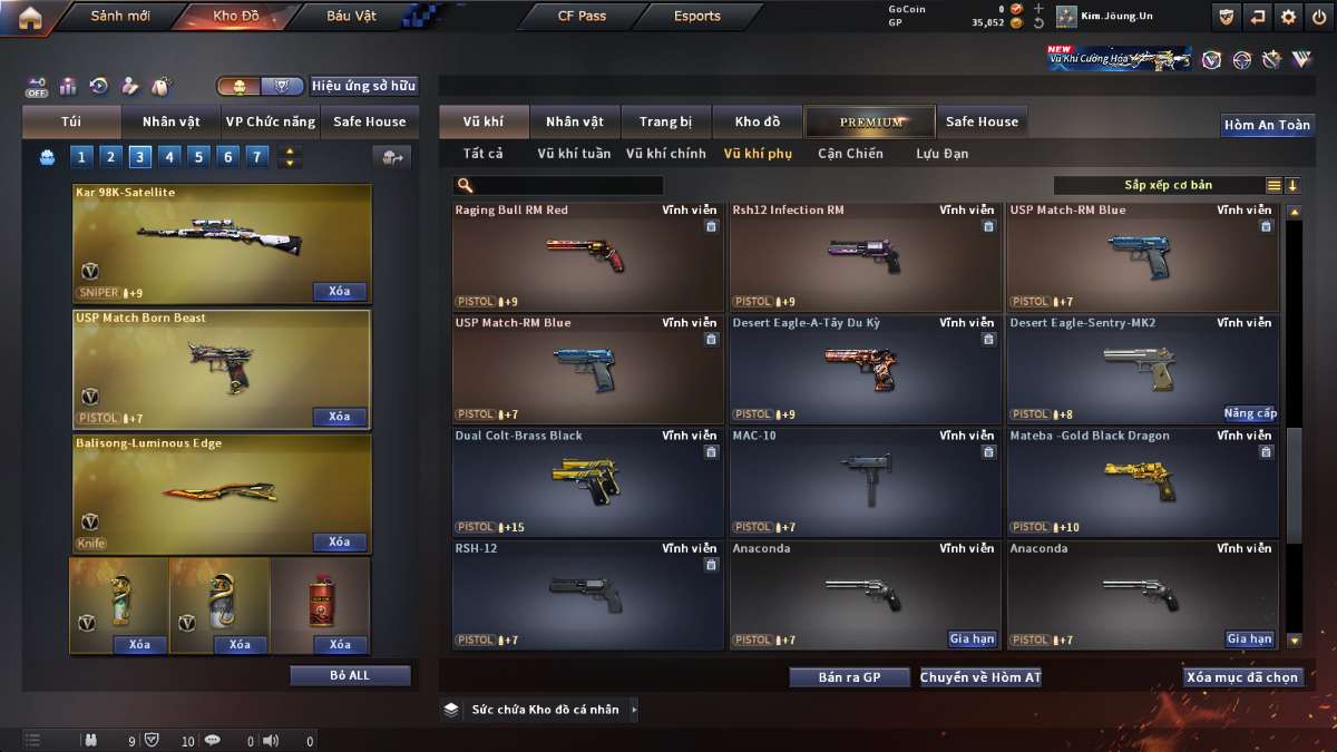 shop acc cf uy tin gia re